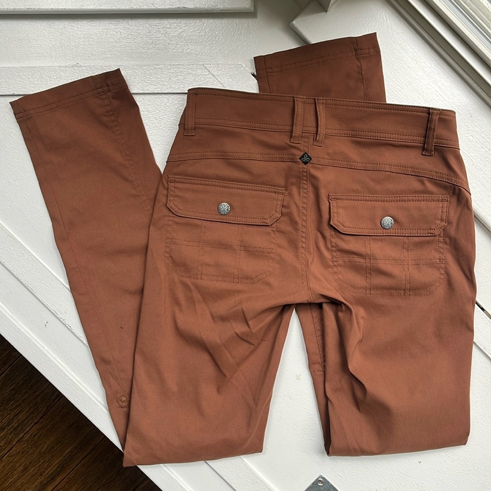 Ⓑ Prana • Halle Tall Straight Leg Convertible Roll-up Pants • Size 0